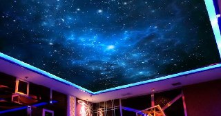 Натяжной потолок звездное небо Топки, цена от 5316 руб.